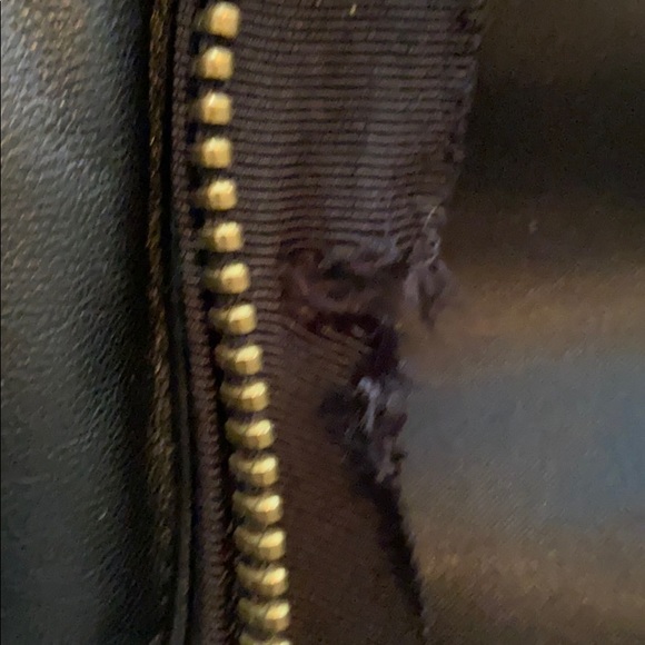 Juicy Couture Black 100% Leather Puff Vest S - Picture 7 of 8